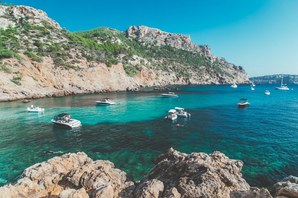 Malerische Bucht auf Mallorca