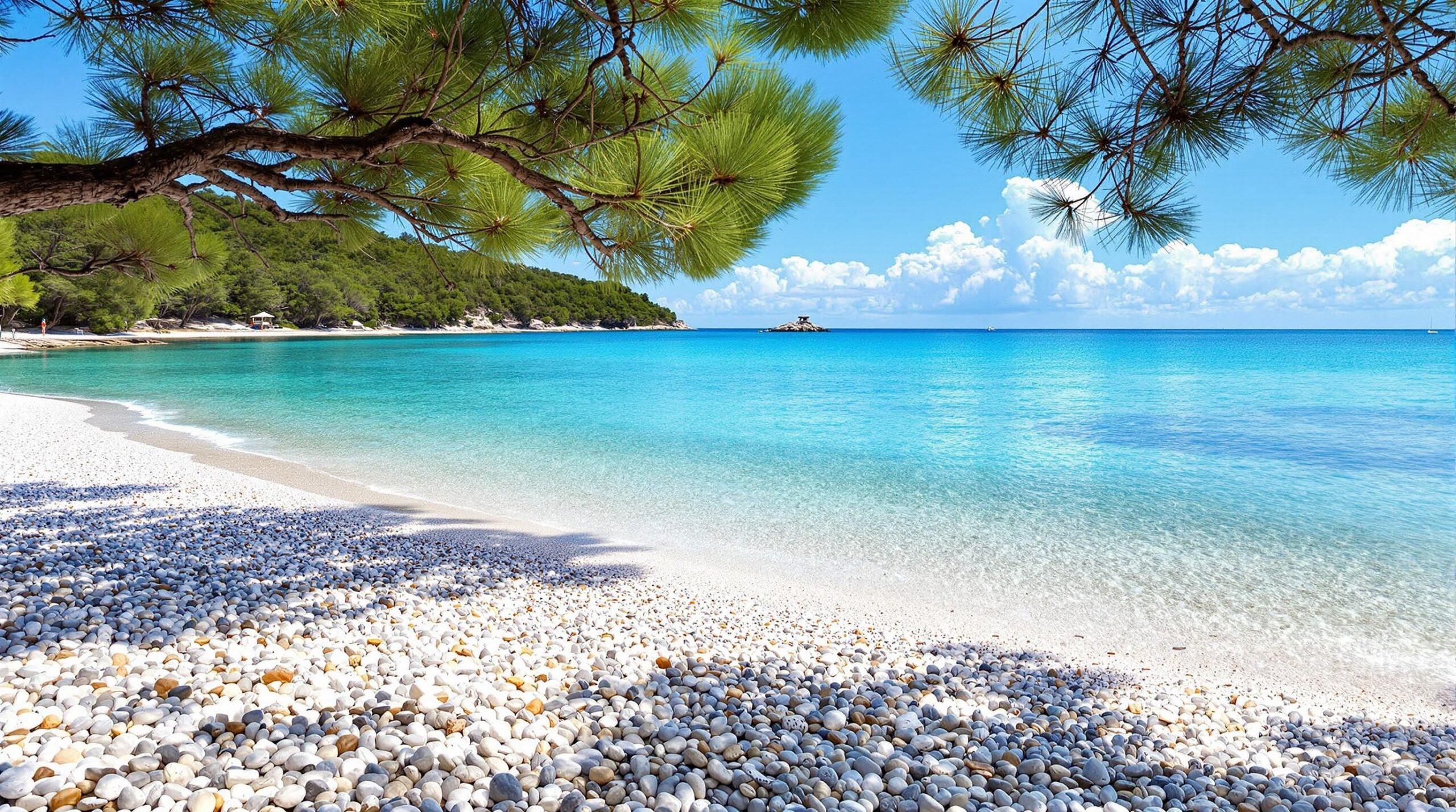Oprna Bay: Karibikfeeling auf der Insel Krk