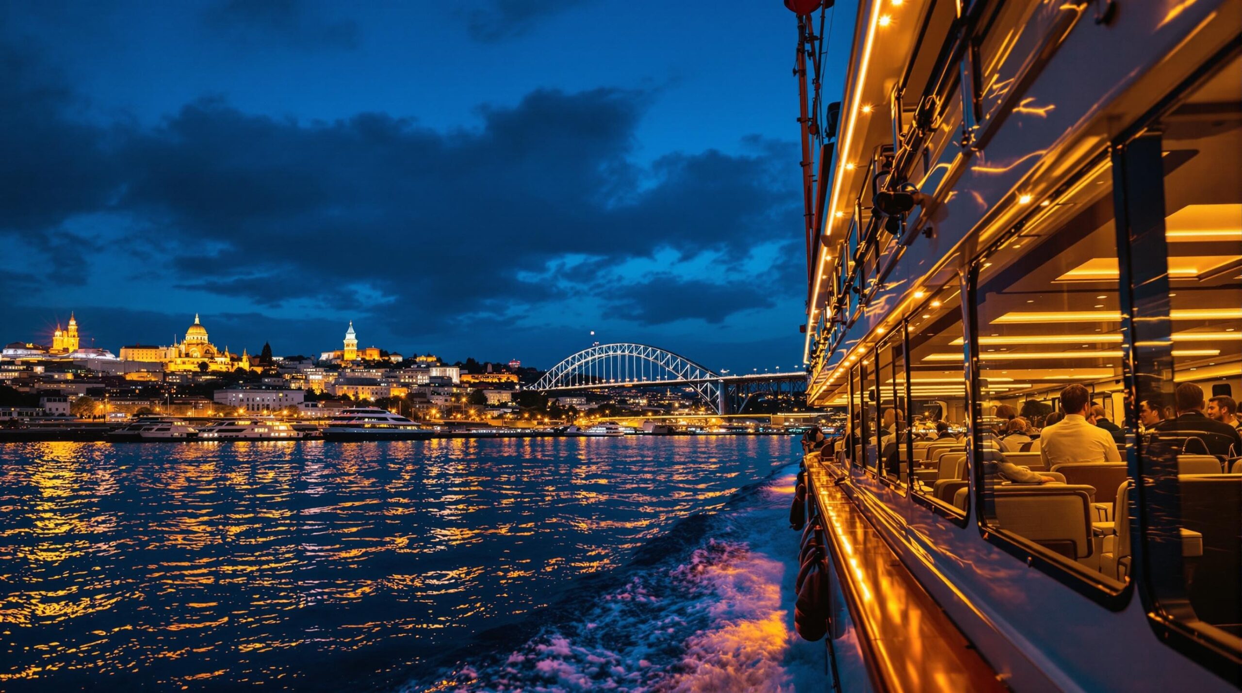 Bootstour in Istanbul bei Nacht – Magische Lichter auf dem Bosporus erleben