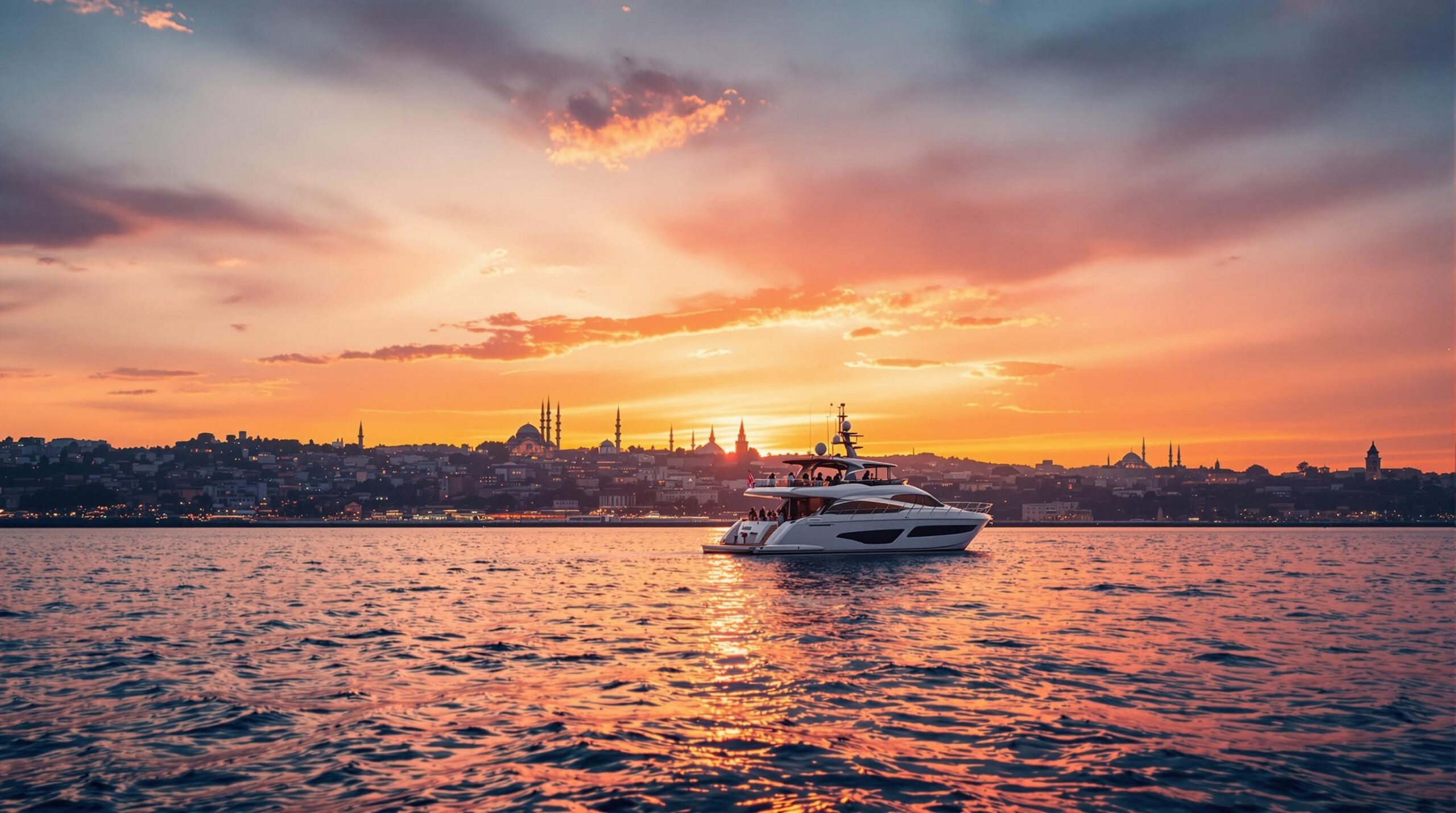 Sunset Cruise in Istanbul – Die schönsten Sonnenuntergänge vom Wasser aus