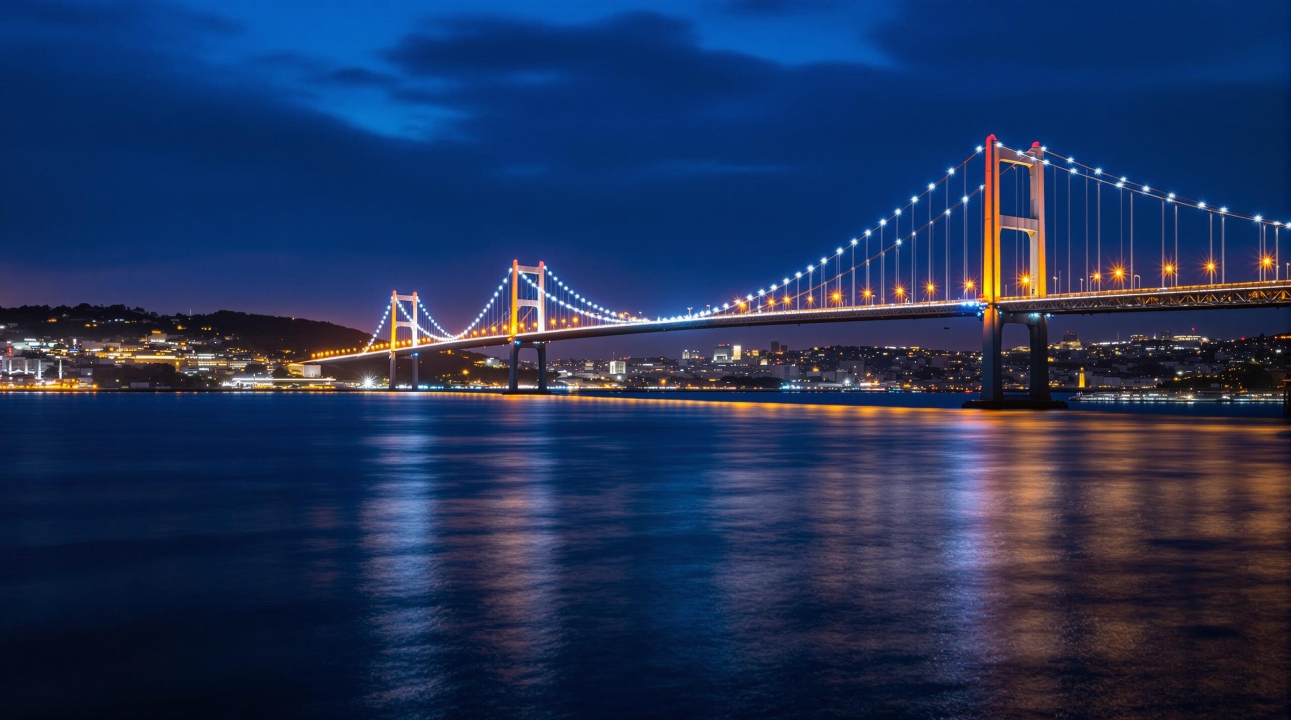 Bosporus Brücke bei Nacht – ein Istanbul-Moment