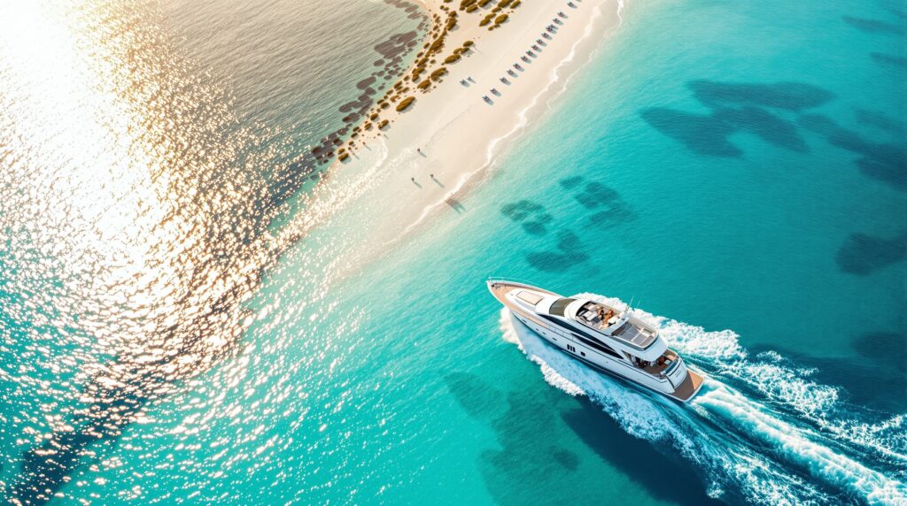 Playa d’en Bossa: Mit der Yacht entlang der Küste zu den besten Stränden